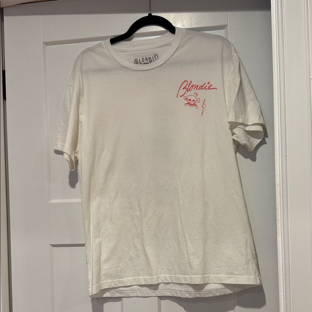 Source Unknown White Tee with Red Graphic